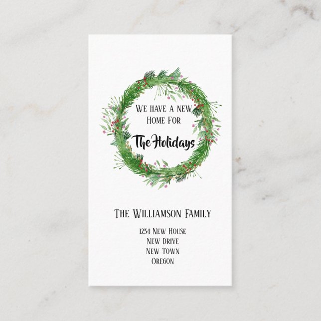 Férias | Movimentação de avisos Inserir cartões (Frente)