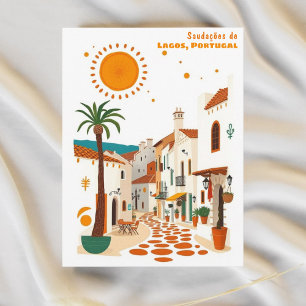 Férias no Algarve Lagos Portugal Cartão Postal