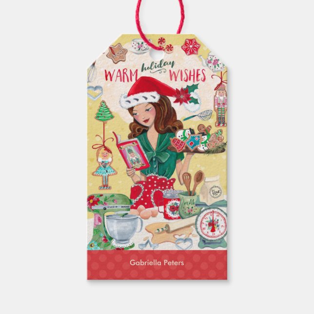 Férias Quentes | Cookies para cozimento | Etiqueta (Frente)