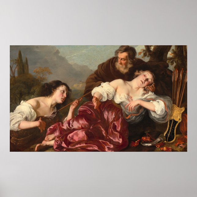 Ferido Dorinda - Louis Vallée Fine Art Poster (Frente)