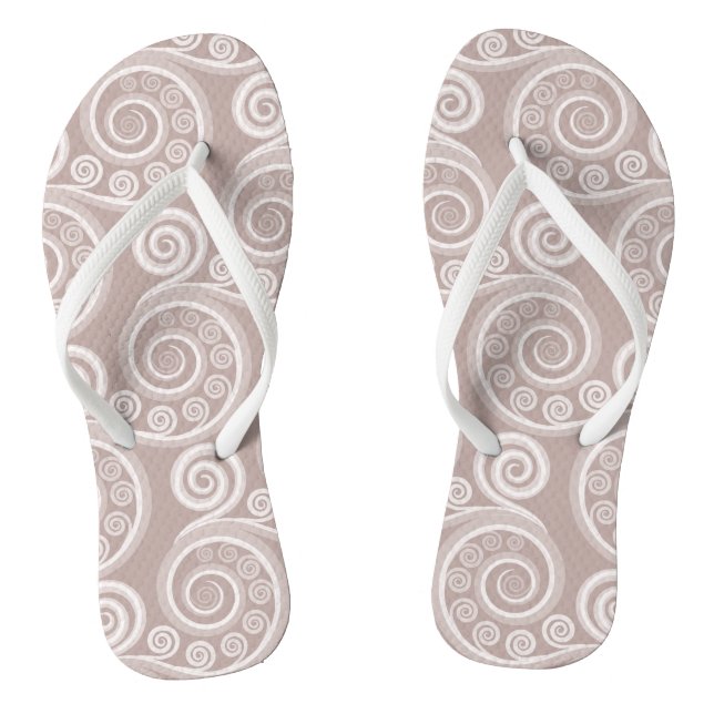 Fern Feminino de Prata Rosa Deixa Chinelos (Pé da cama)