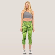 Fern Leaf High Waist Legggs: malhação de jardim