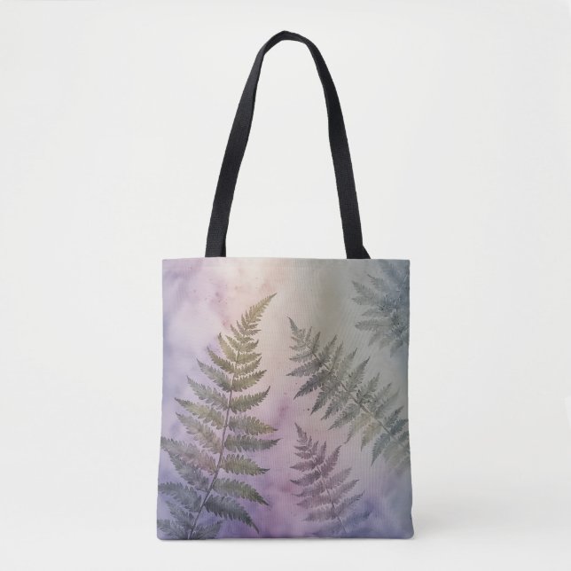 Fern Leaf Tote Bag Minimalista (Frente)