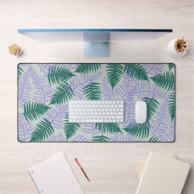 Fern roxo verde deixa padrão de flores retrô 70s