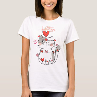 "Ferr Abraça Camisa De Namorados De Gato