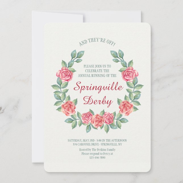 Ferradura do convite dos rosas (Frente)