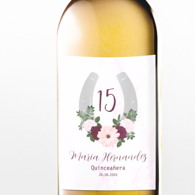 Ferradura Floral Ocidental Quinceanera (Criador carregado)