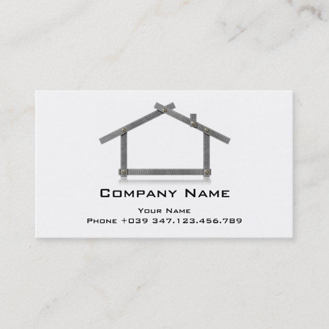 Ferramenta do medidor do metal da casa do cartão (Frente)