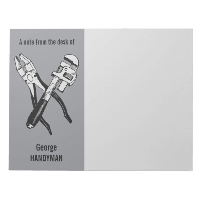 FERRAMENTAS Bloco de notas personalizado (Frente)