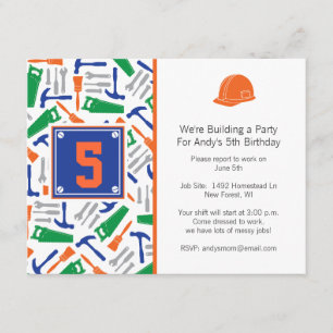 Ferramentas Convite Aniversário Para Imagem