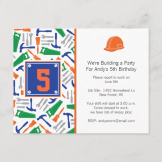 Ferramentas Convite Aniversário Para Imagem