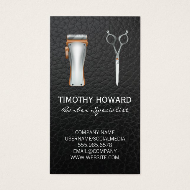 Ferramentas de Corte de Cabelo de Compro Barber |  (Frente)