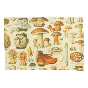 Ferramentas de Vintagem de Cogumelo Arte Botânica