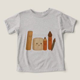 Ferramentas escolares adoráveis - Transparente e b