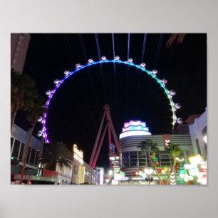 Ferris Wheel em Alto Rolo Las Vegas #3 Poster