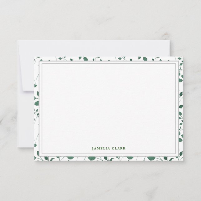 Ferros-luz | Cartão de Nota Folha Única (Frente)