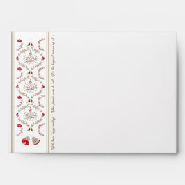 FesNatal Floral Damask | Red Beige