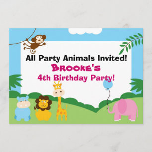 Festa Animal, Convite de Aniversário