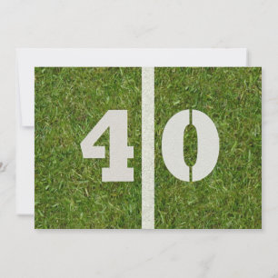 Festa aniversário de 40 anos! Convite Personaliz