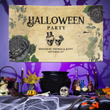 Festa Anual de Halloween para Adultos Caveiras Gót