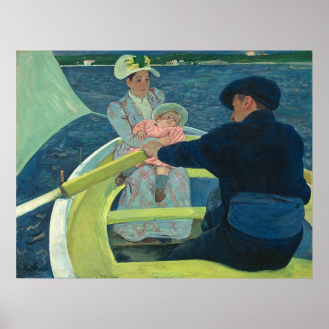 Festa Barco - Mary Cassatt Fine Art Poster (Frente)