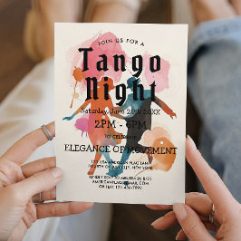 Festa Beige Tango E Convite Para Dançarinos Tango