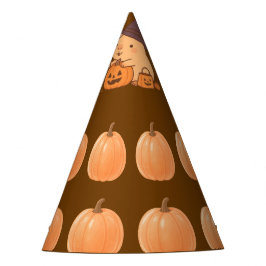 Festa Capivara Fofa em Abóbora com Chapéu de Halloween