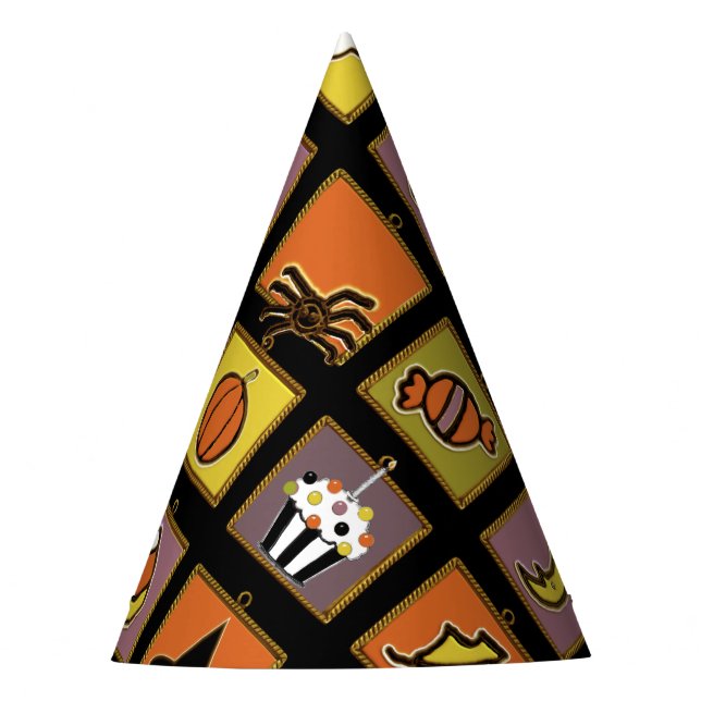 Festa Chapéu de Aniversário de Halloween (Frente)
