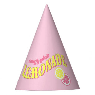 Festa Chapéu de Aniversário de Limonada Rosa Morango Cit