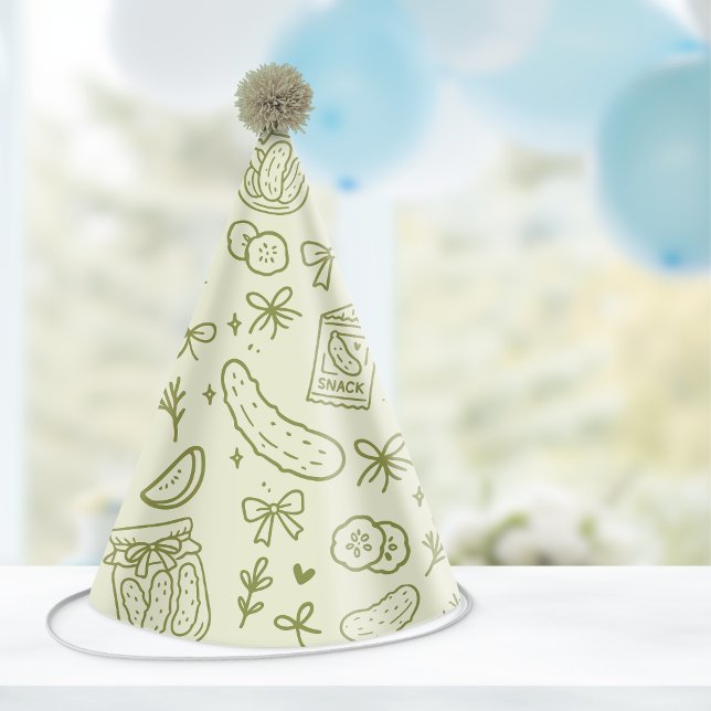 Festa Chapéu de Aniversário de Picles com Dill (Criador carregado)