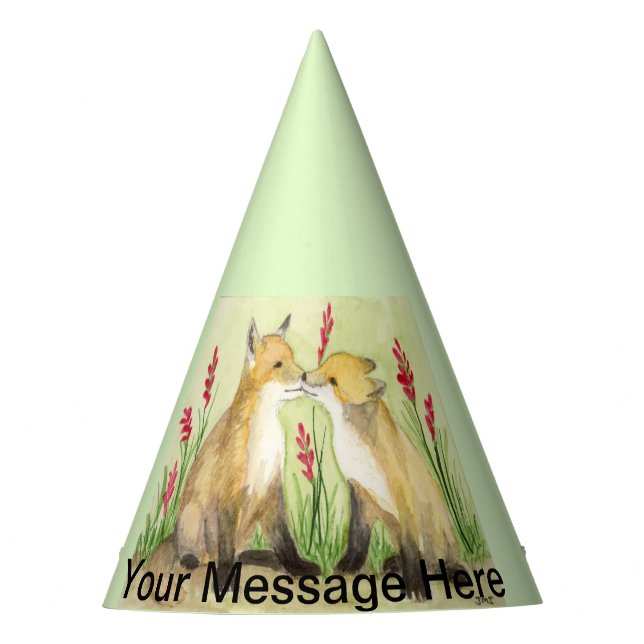 Festa Chapéu de festas do Baby Foxes (Frente)