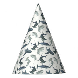 Festa Chapéu do Partido do Tubarão com Tubarões de Aquar