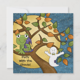 Festa com o Convite de Halloween de Ghouls