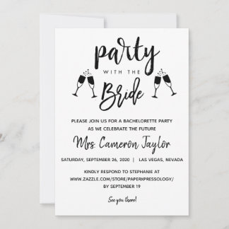 Festa com o Convite Detalhes do Chá de panela Brid