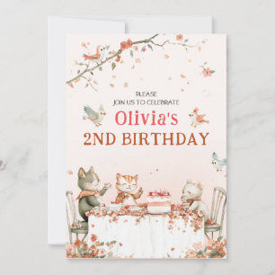 Festa das Flores com Convite Dobrado de Gatos