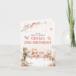 Festa das Flores com Convite Dobrado de Gatos