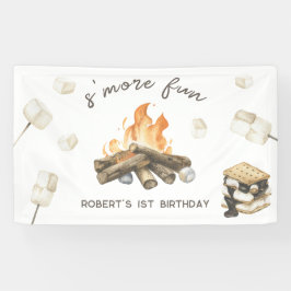 Festa de 1º Aniversário com S'more de Fogueira em