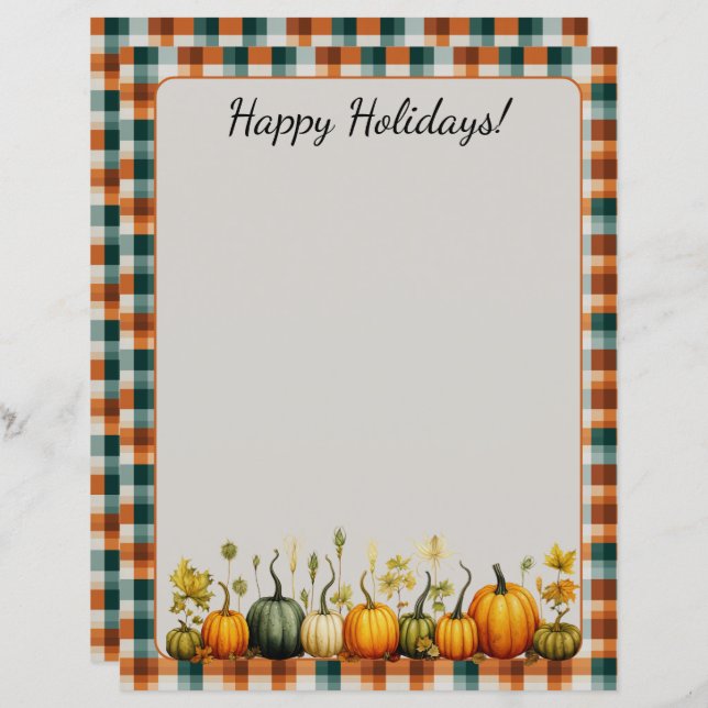 Festa de Abóbora Perfeita no Dia das Bruxas no Dia (Frente/Verso)