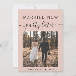 Festa de Agora Casada Depois Foto Blush Casamento