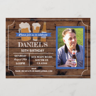 Festa de aniversário 50º 60º Convite para Madeira