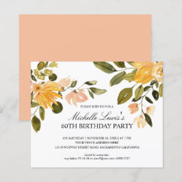 Festa de aniversário 60TH verde-chic