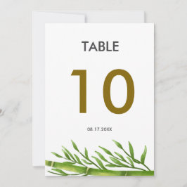 Festa de aniversário Bamboo de Panda Verde