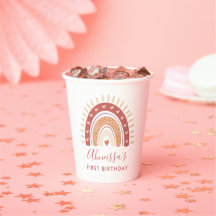 Festa de aniversário Bohemian Terracotta Rainbow