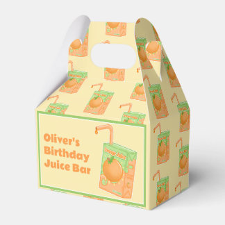 Festa de Aniversário Caixa de Suco de Laranja