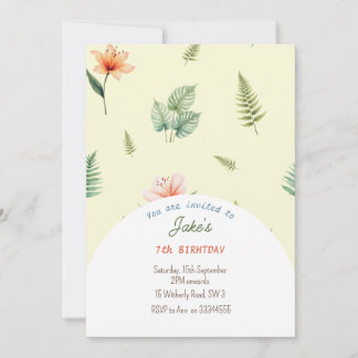 Festa de aniversário com convite de dinossauros fo