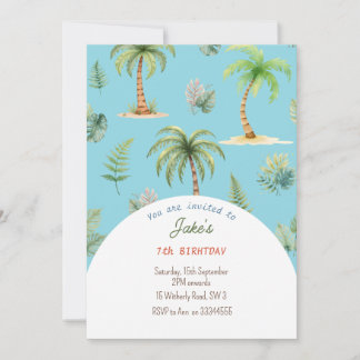 Festa de aniversário com convite de dinossauros fo