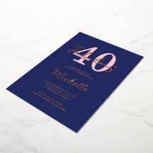 Festa de Aniversário de 40 anos Moderna e Fabulosa