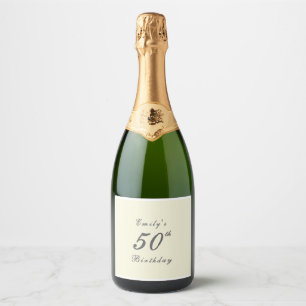 Festa de Aniversário de 50 anos Moderna e Elegante