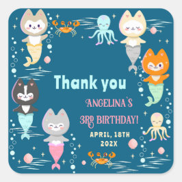 Festa de aniversário de adesivos redondos clássico