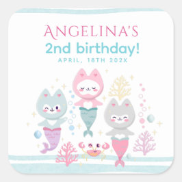 Festa de aniversário de adesivos redondos clássico